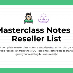 Aios Reselling Masterclass Notes